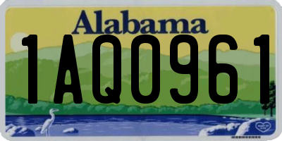 AL license plate 1AQ0961