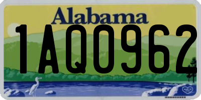 AL license plate 1AQ0962