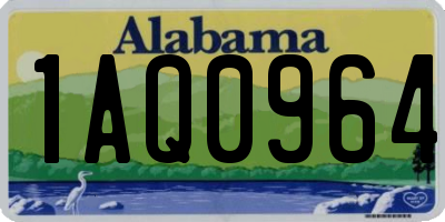 AL license plate 1AQ0964