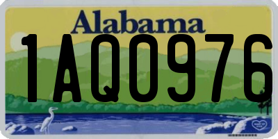 AL license plate 1AQ0976