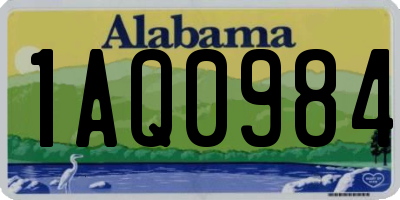 AL license plate 1AQ0984
