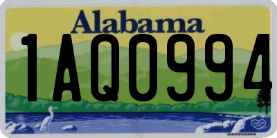 AL license plate 1AQ0994