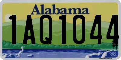 AL license plate 1AQ1044