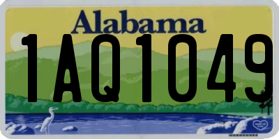AL license plate 1AQ1049