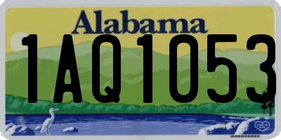 AL license plate 1AQ1053
