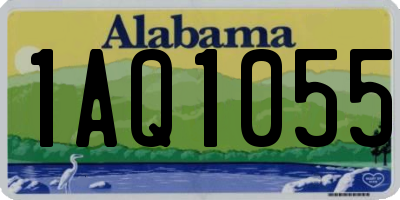 AL license plate 1AQ1055