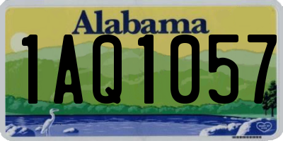 AL license plate 1AQ1057