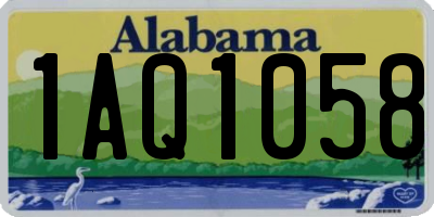 AL license plate 1AQ1058