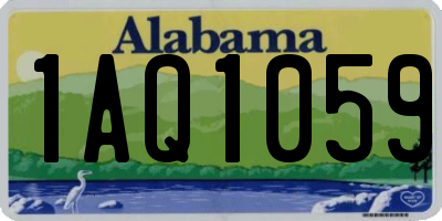 AL license plate 1AQ1059