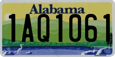 AL license plate 1AQ1061
