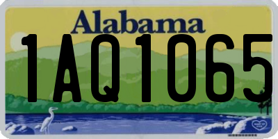 AL license plate 1AQ1065
