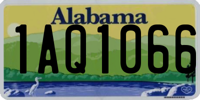AL license plate 1AQ1066