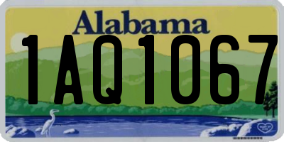 AL license plate 1AQ1067