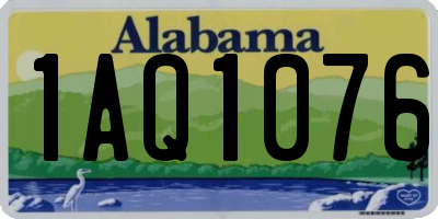 AL license plate 1AQ1076