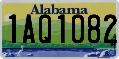 AL license plate 1AQ1082