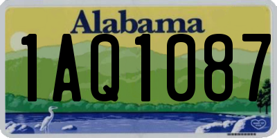 AL license plate 1AQ1087