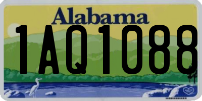 AL license plate 1AQ1088