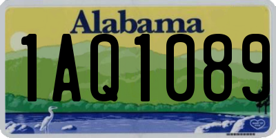 AL license plate 1AQ1089