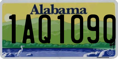 AL license plate 1AQ1090