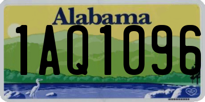 AL license plate 1AQ1096