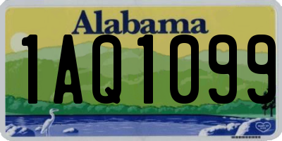 AL license plate 1AQ1099