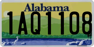 AL license plate 1AQ1108