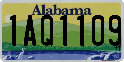 AL license plate 1AQ1109