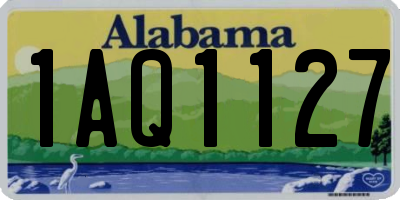 AL license plate 1AQ1127