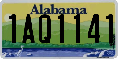 AL license plate 1AQ1141