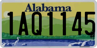 AL license plate 1AQ1145