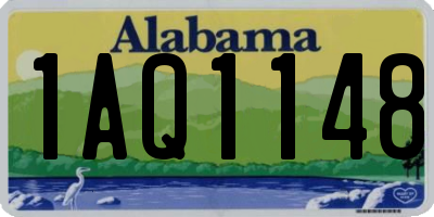 AL license plate 1AQ1148