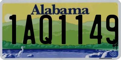 AL license plate 1AQ1149