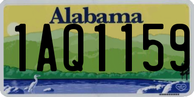 AL license plate 1AQ1159