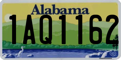 AL license plate 1AQ1162