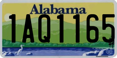 AL license plate 1AQ1165