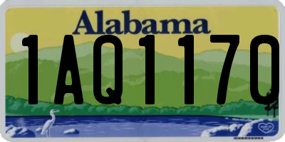 AL license plate 1AQ1170