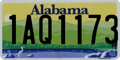 AL license plate 1AQ1173