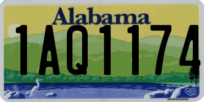 AL license plate 1AQ1174