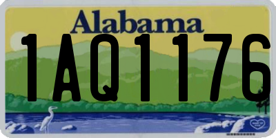 AL license plate 1AQ1176