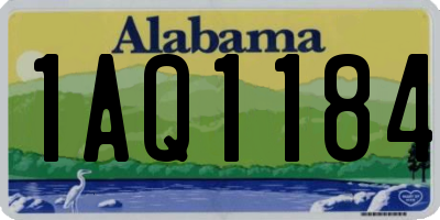 AL license plate 1AQ1184