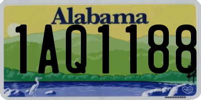 AL license plate 1AQ1188