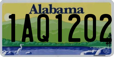 AL license plate 1AQ1202