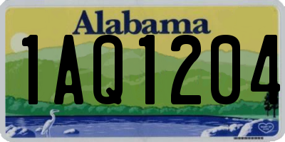 AL license plate 1AQ1204
