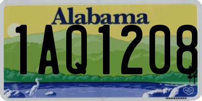 AL license plate 1AQ1208