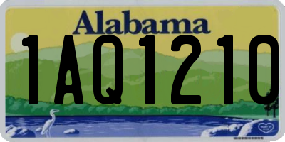 AL license plate 1AQ1210
