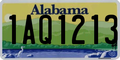 AL license plate 1AQ1213
