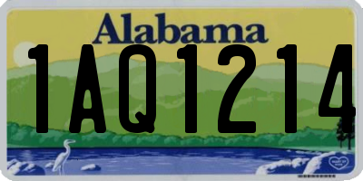 AL license plate 1AQ1214