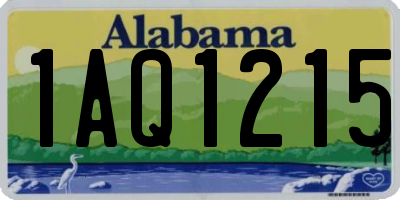 AL license plate 1AQ1215