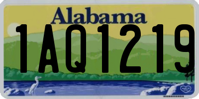 AL license plate 1AQ1219