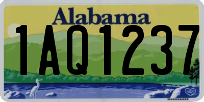 AL license plate 1AQ1237